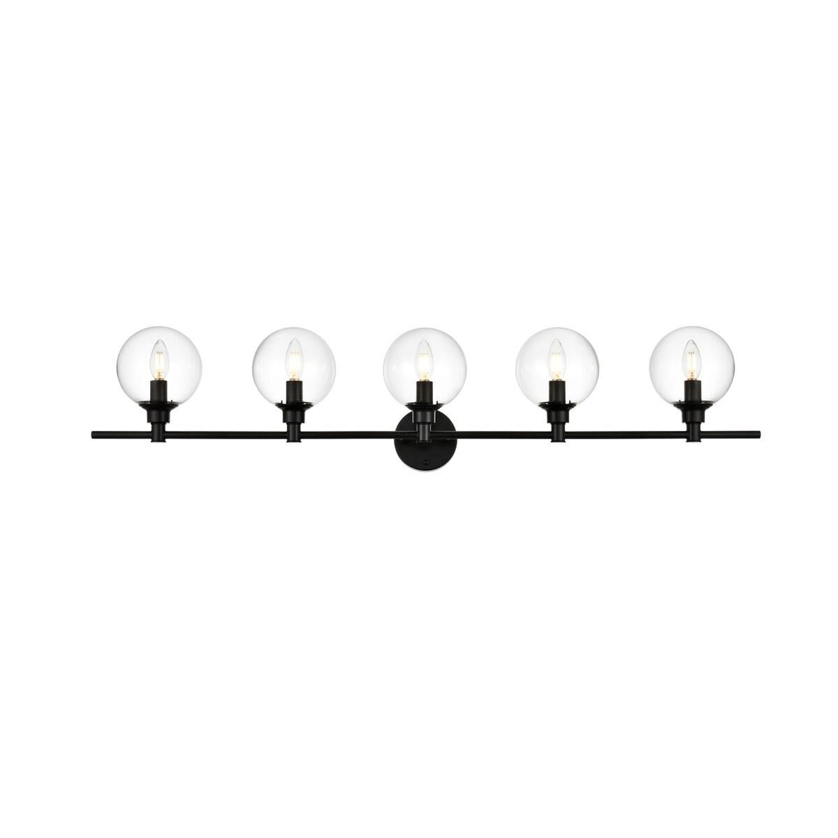 Jaelynn 47 Inch 5 Light Bath Vanity Light by Elegant Lighting
