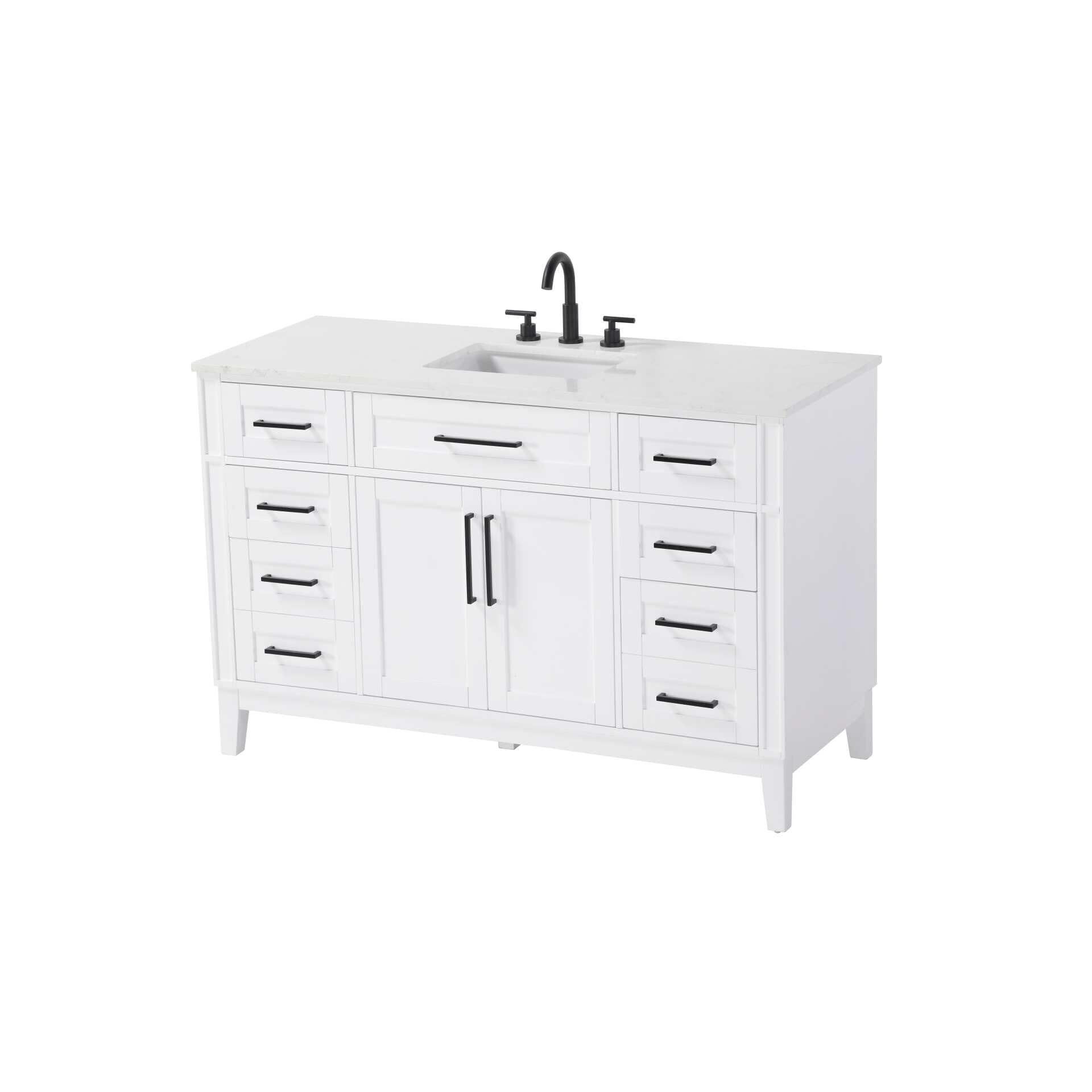 Shown in White finish