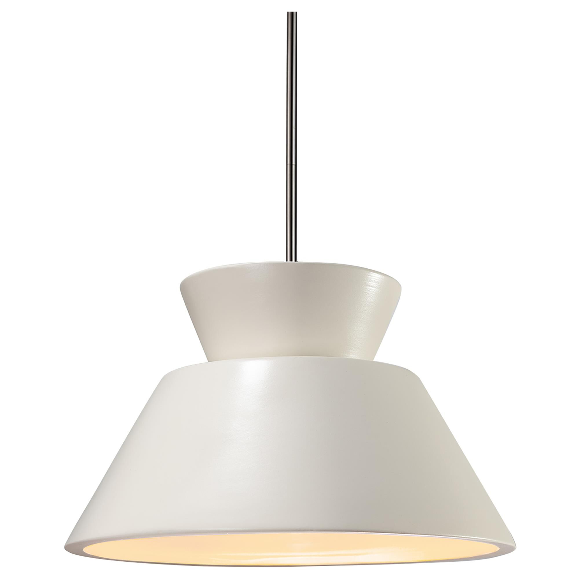 Trapezoid 11 Inch Mini Pendant by Justice Design Group