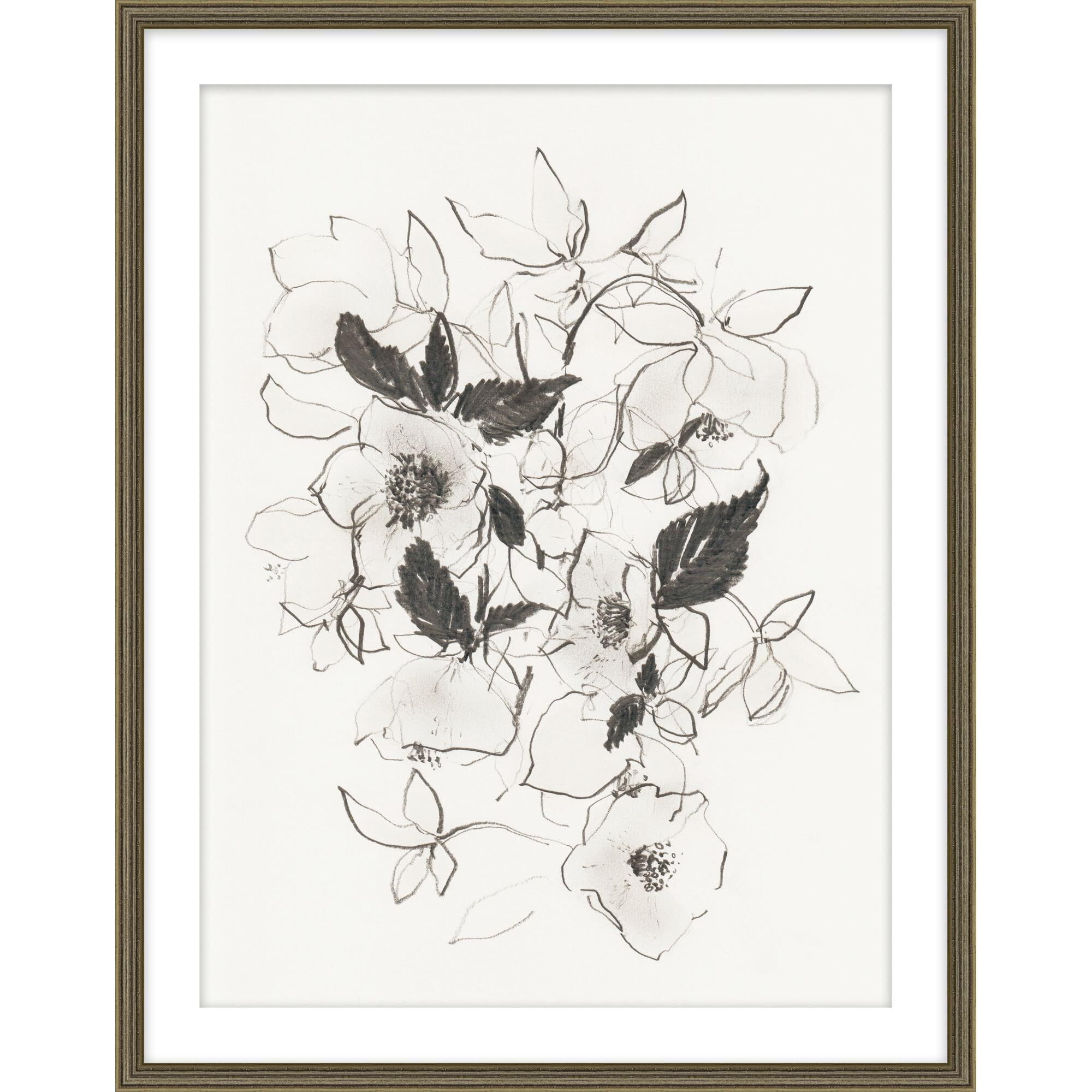 Claudia Lowry Hellebores In Bloom Print by LEVEL57