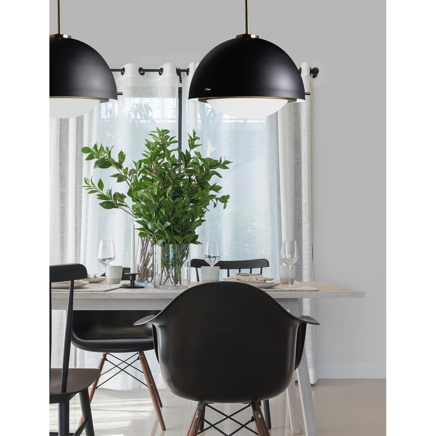 Hemisphere 19 Inch Pendant by Justice Design Group