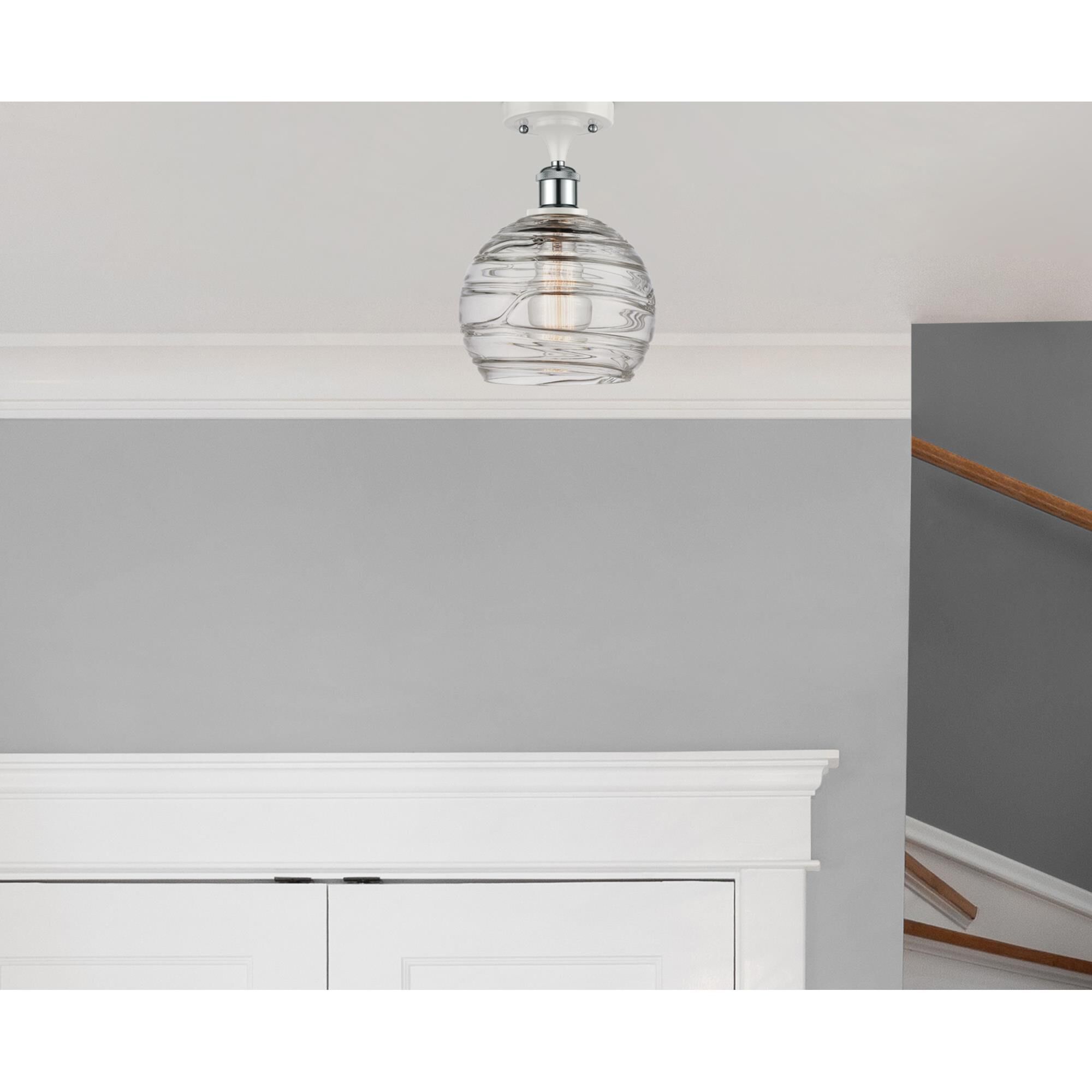 Shown in White And Polished Chrome finish