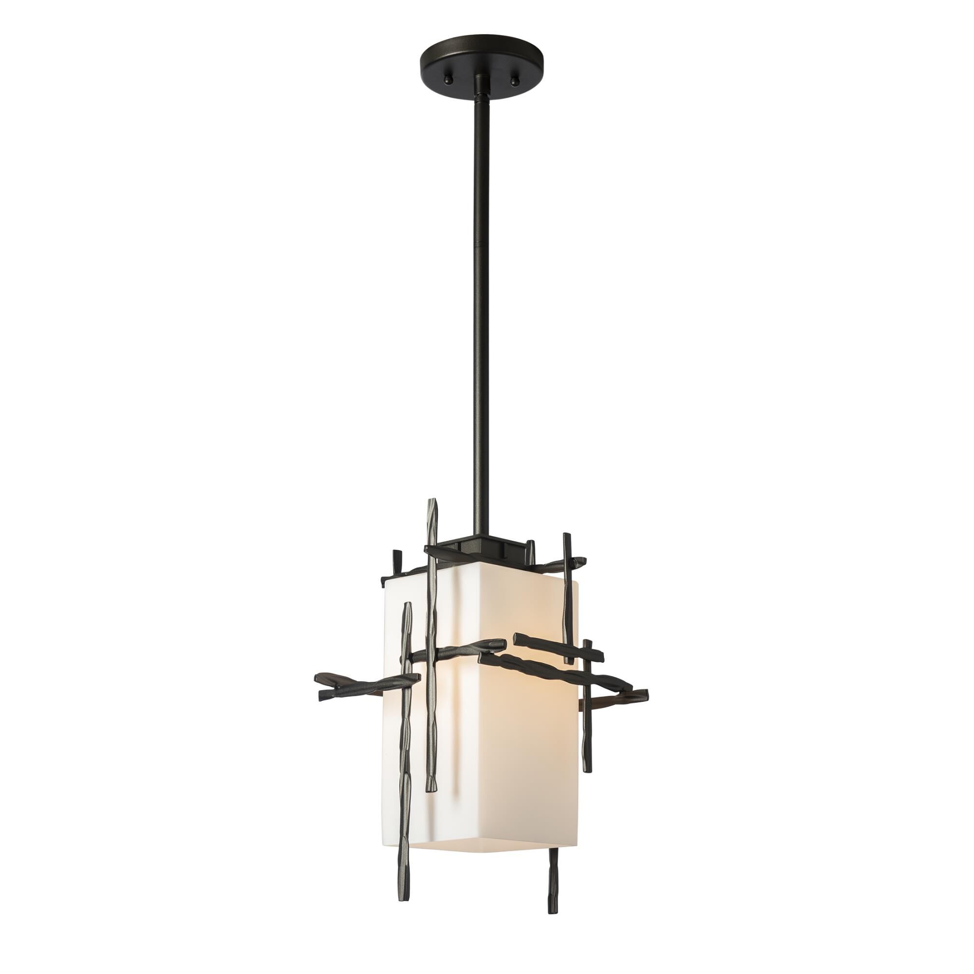 Hubbardton Forge Tura 15 Inch Tall Outdoor Hanging Lantern