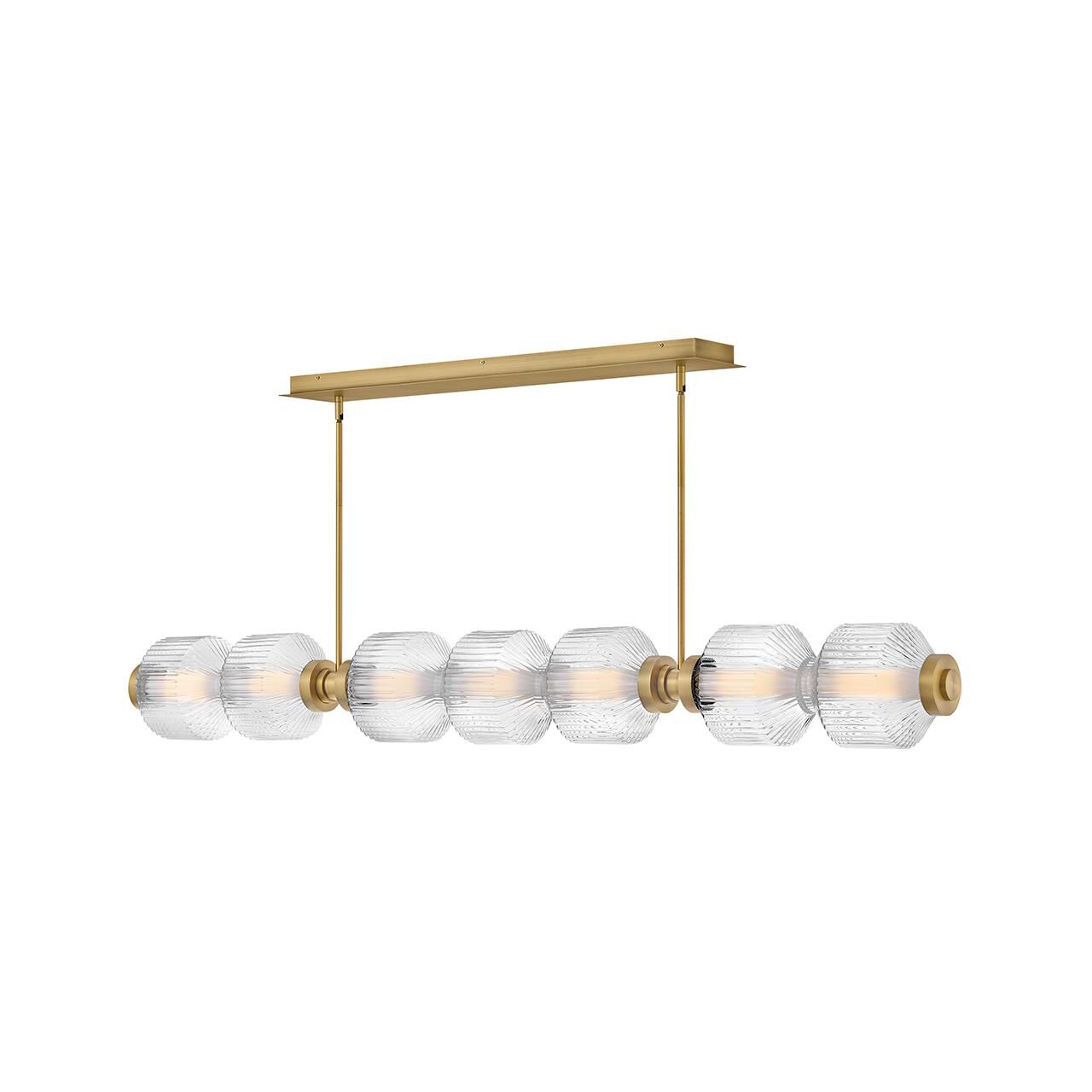Reign 69 Inch Linear Suspension Light by Fredrick Ramond