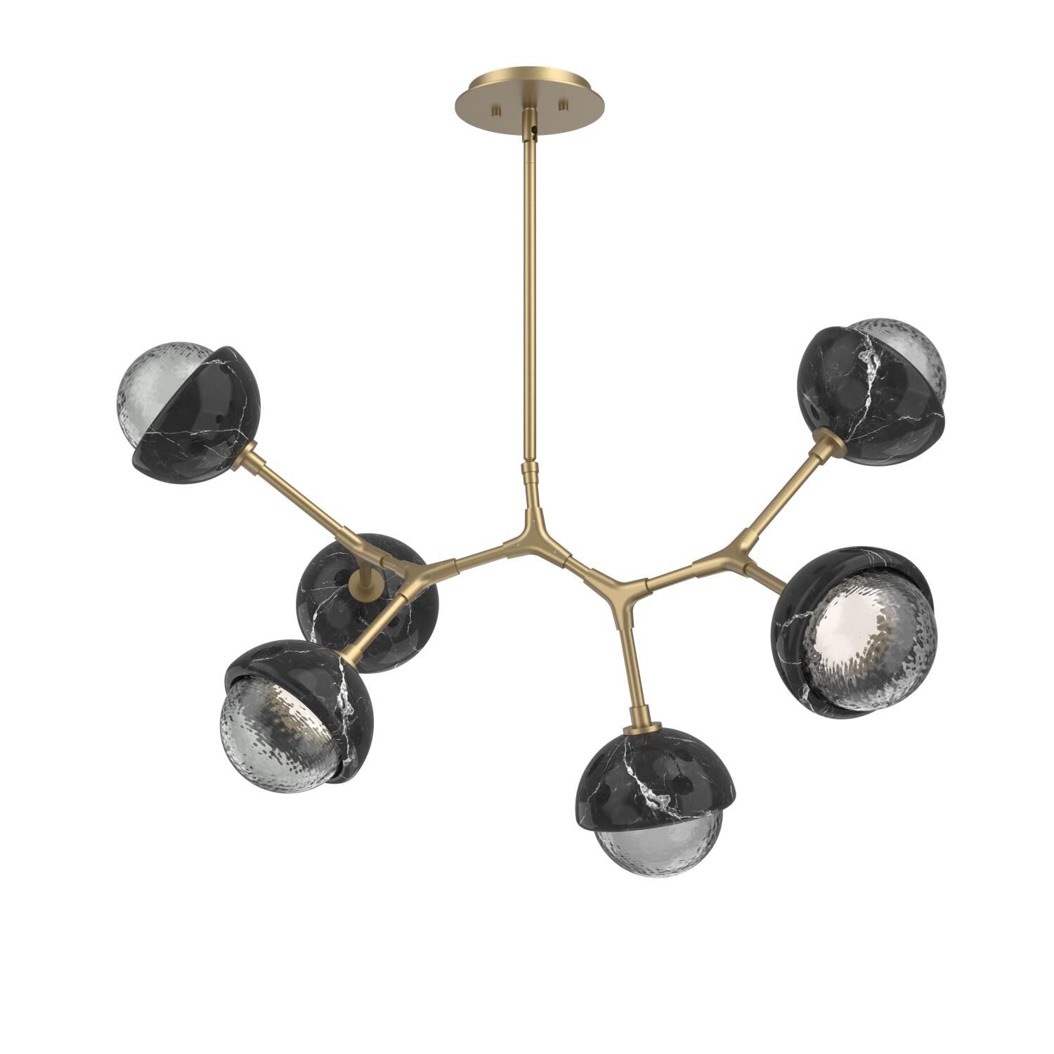 Levi Wilson Cabochon 31 Inch Linear Suspension Light by Hammerton Studio
