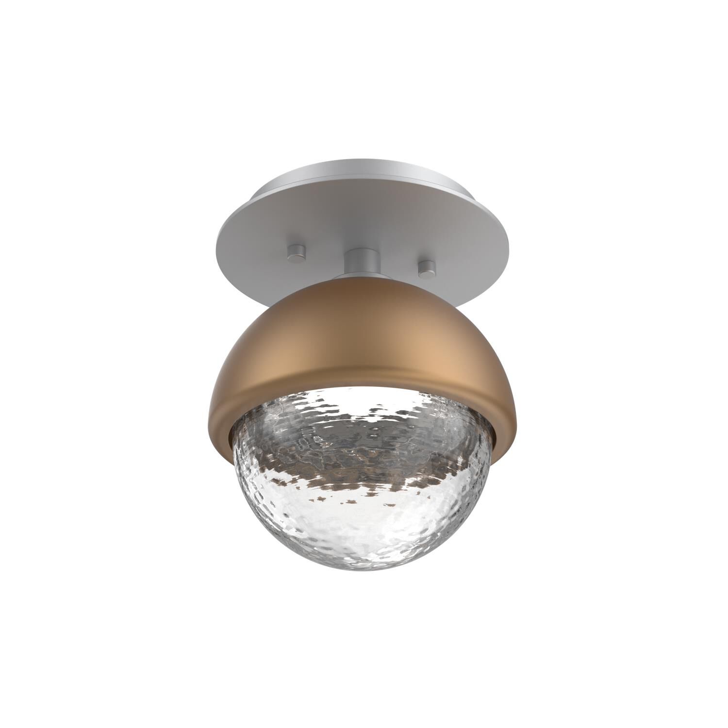 Shown in Classic Silver finish and Clear glass and Novel Brass accent