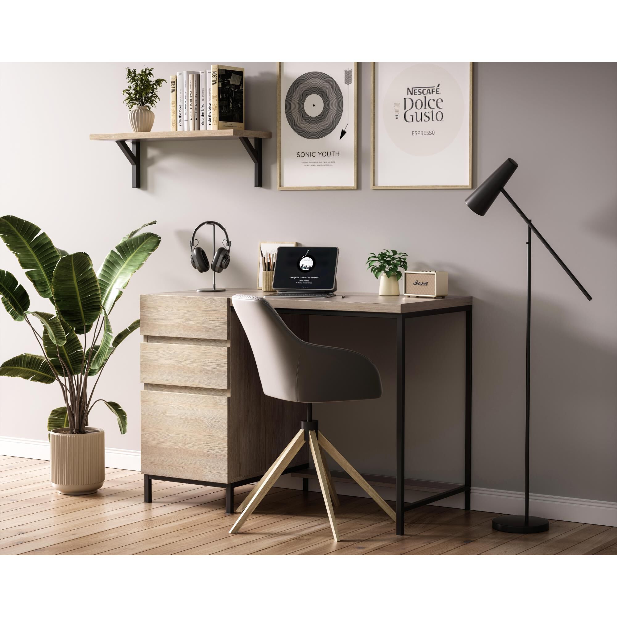 Emerson 30 Inch Storage Cabinet by Elegant Decor