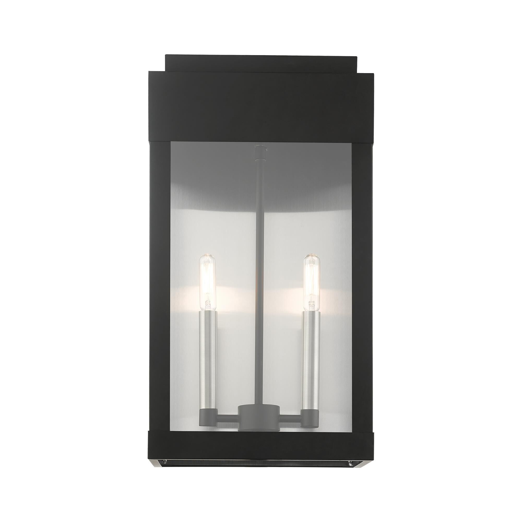 York 19 Inch Tall 2 Light Outdoor Wall Light by Livex Lighting