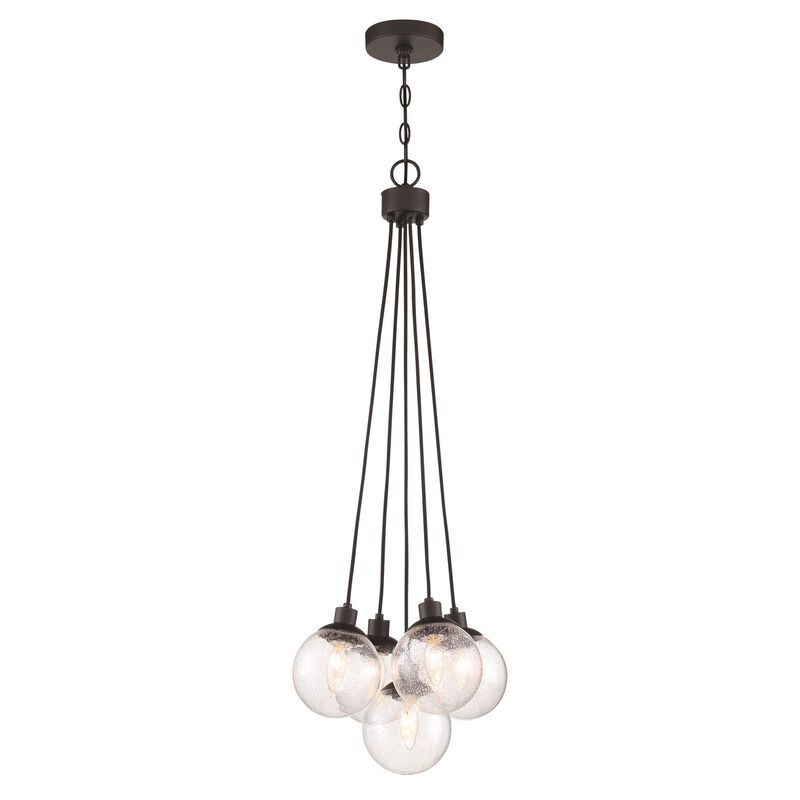 Que 14 Inch 5 Light Multi Light Pendant by Craftmade