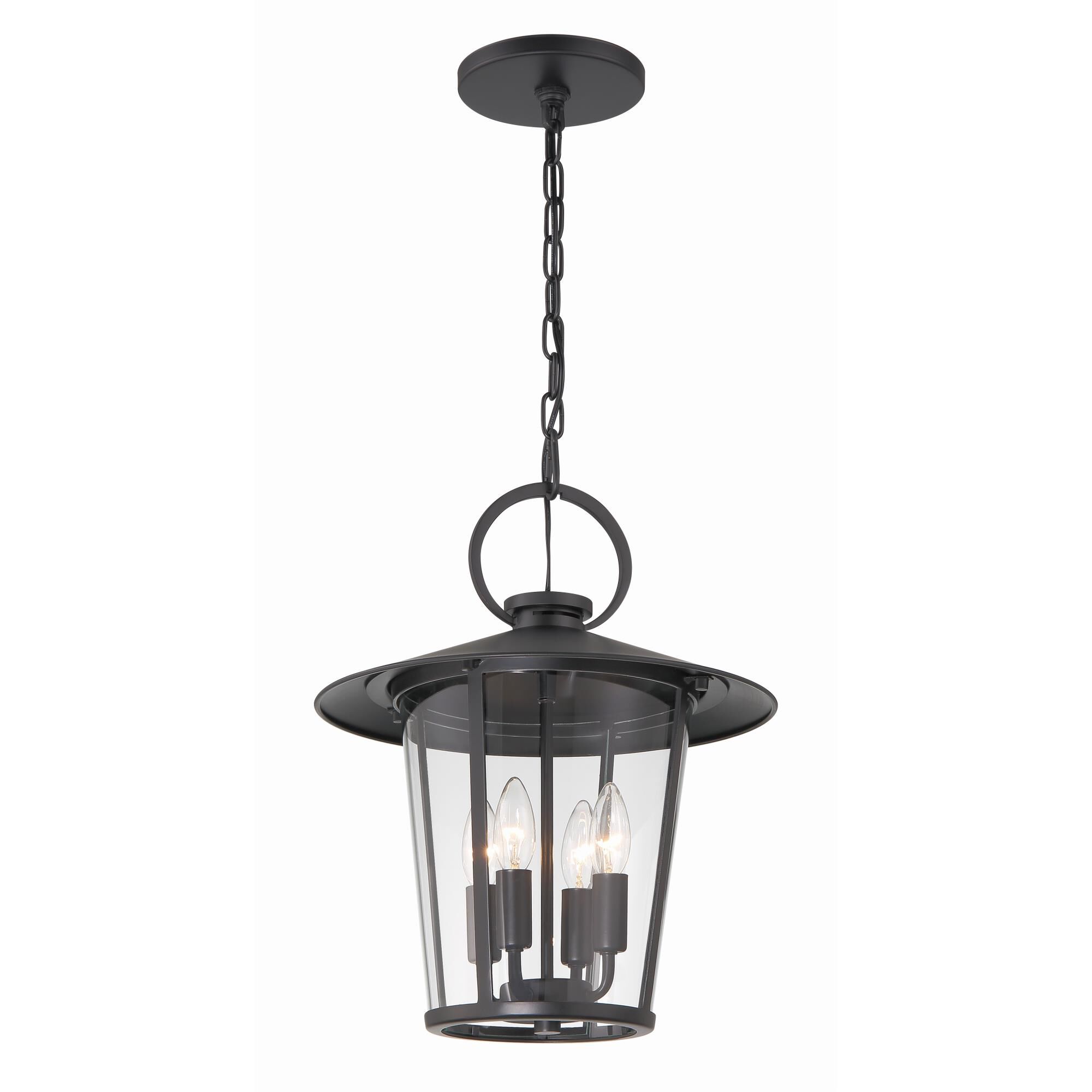 Andover 17 Inch Tall 4 Light Outdoor Hanging Lantern by Crystorama