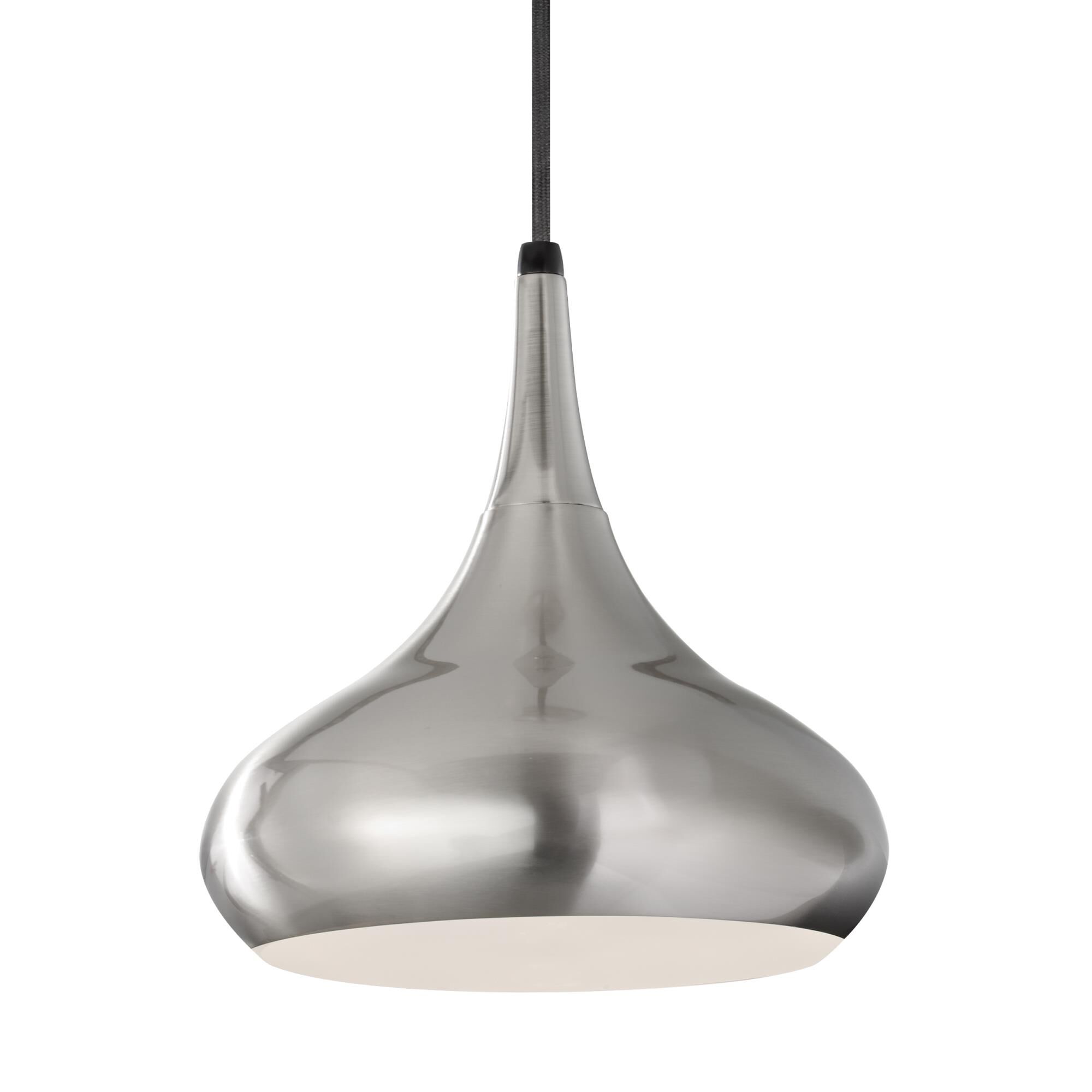 Shown in Brushed Steel finish