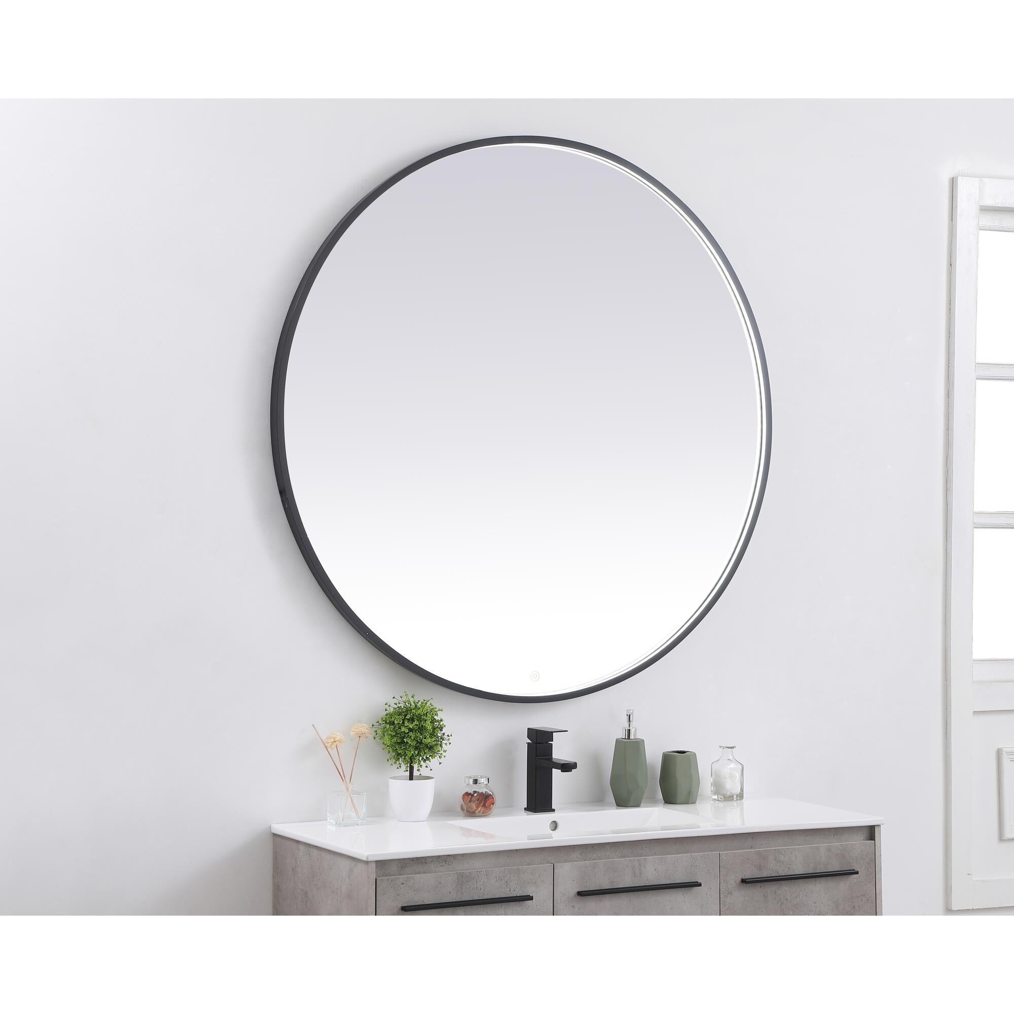 Shown in Black finish