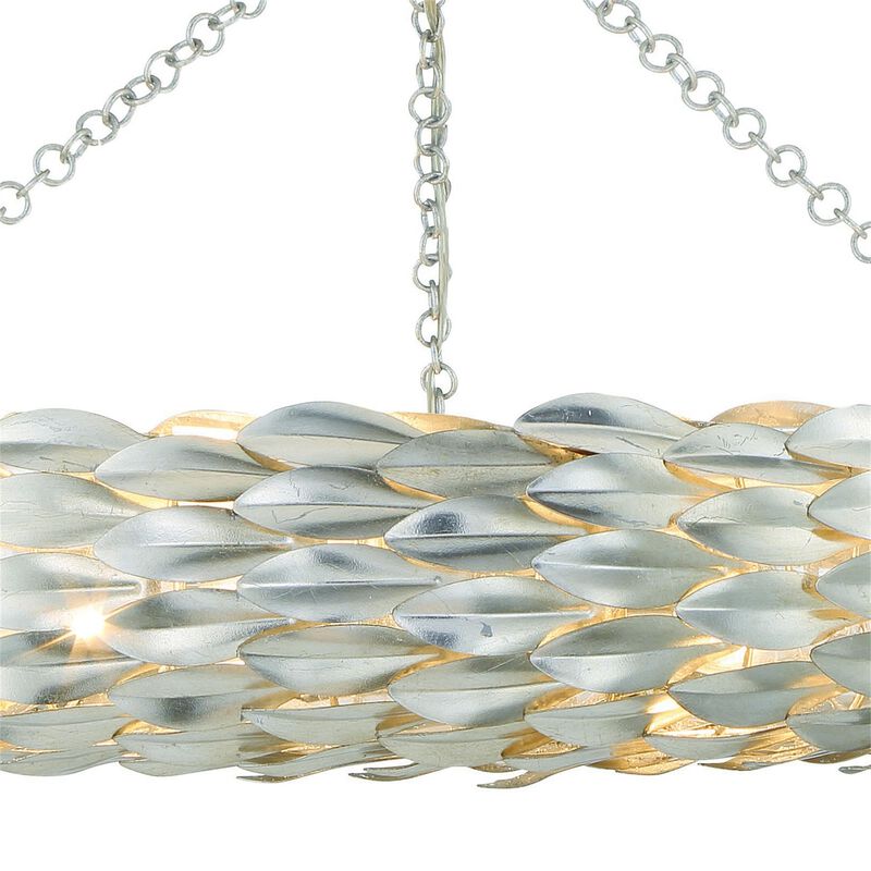 Broche Large Pendant Light by Crystorama
