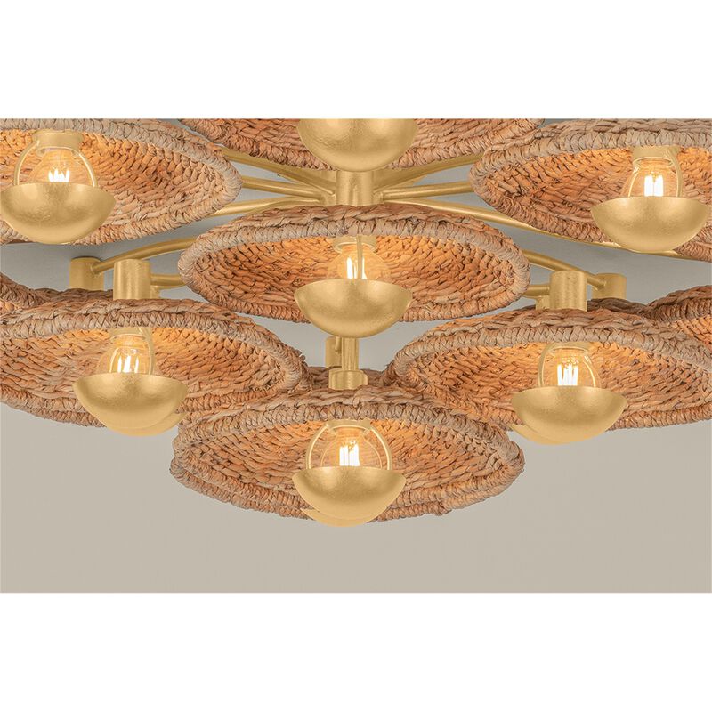 Colline 40 Inch Semi Flush Mount by Corbett Lighting