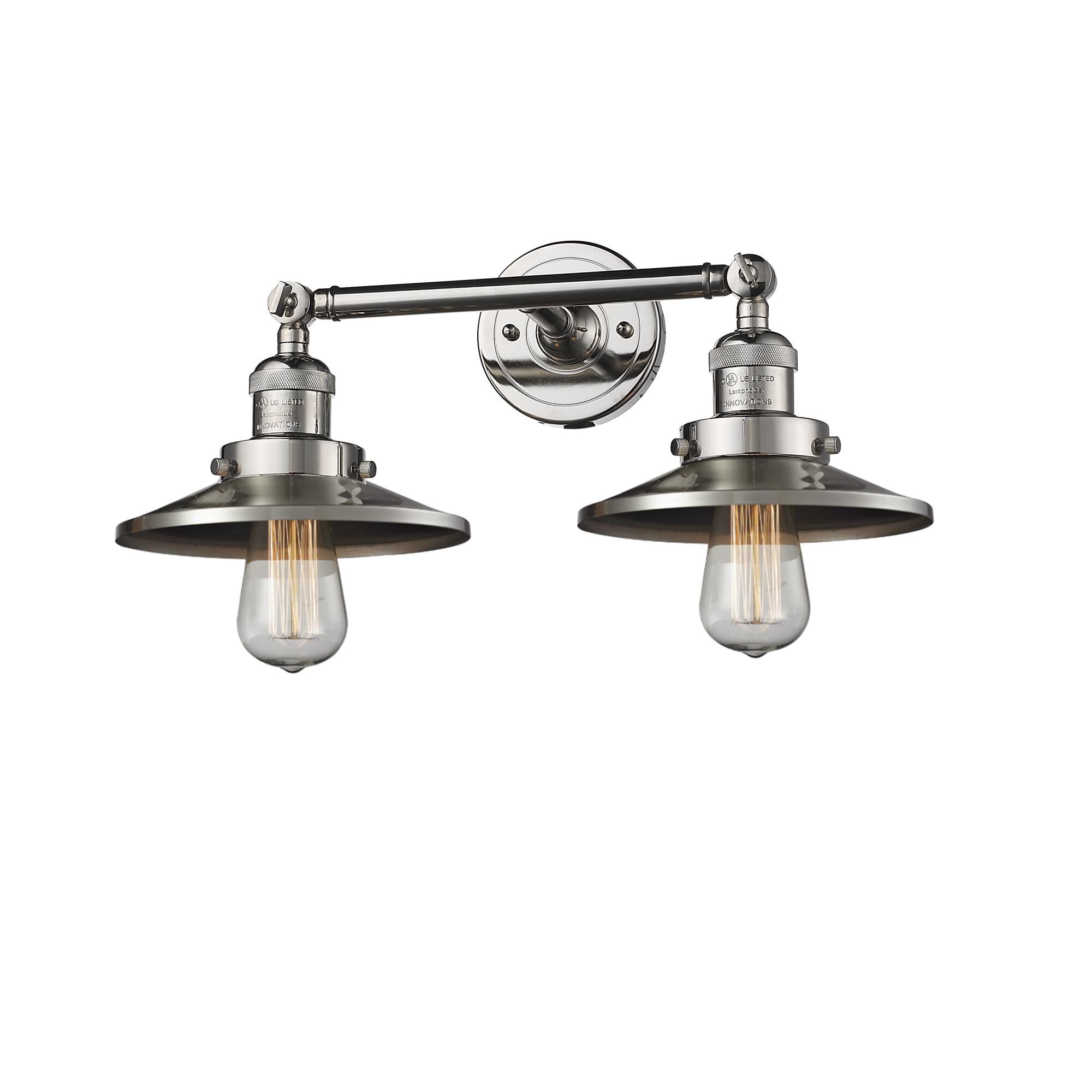 Bruno Marashlian Railroad 18 Inch 2 Light Bath Vanity Light by Innovations Lighting