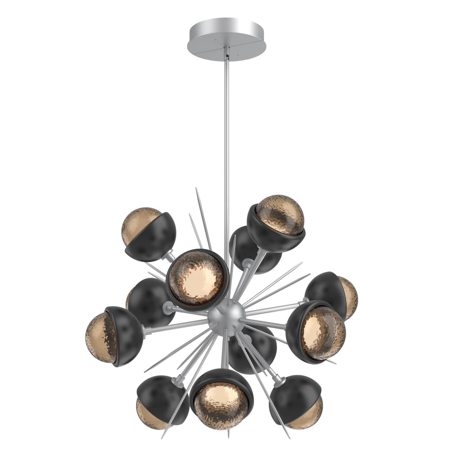 Shown in Classic Silver finish and Bronze glass and Matte Black accent