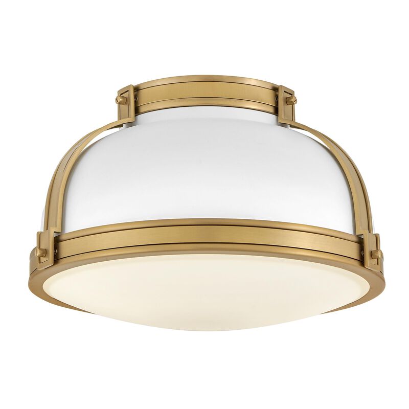 Barton 14 Inch 2 Light Flush Mount by Hinkley