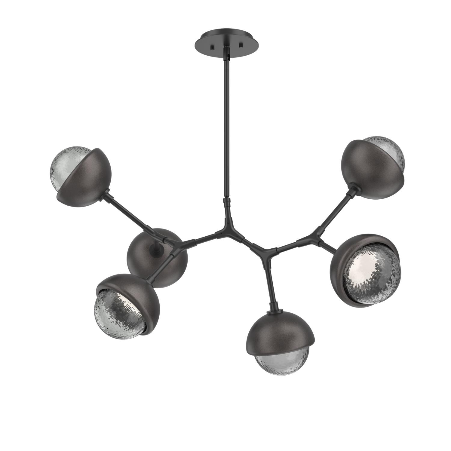 Levi Wilson Cabochon 31 Inch Linear Suspension Light by Hammerton Studio