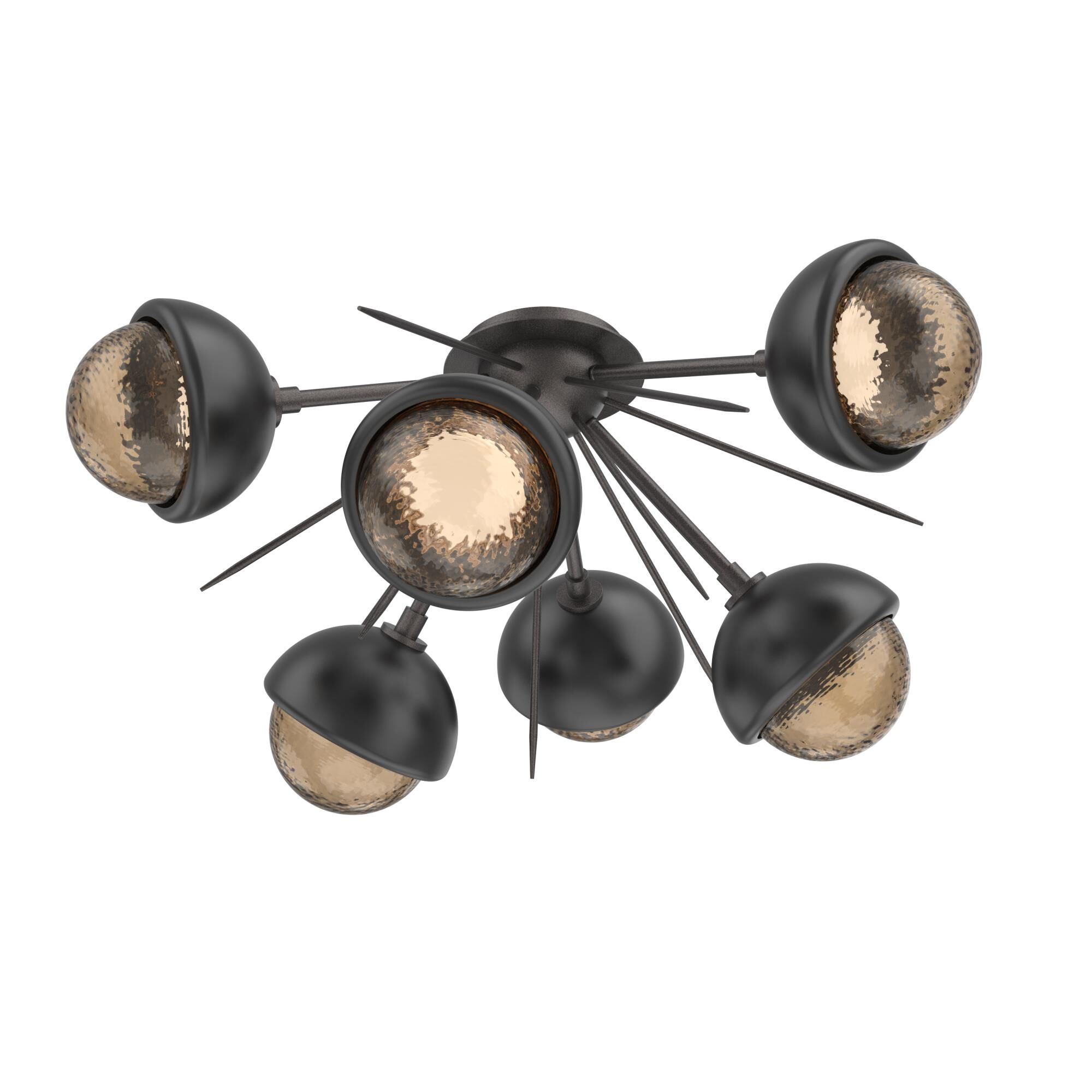 Shown in Graphite finish and Bronze glass and Matte Black accent