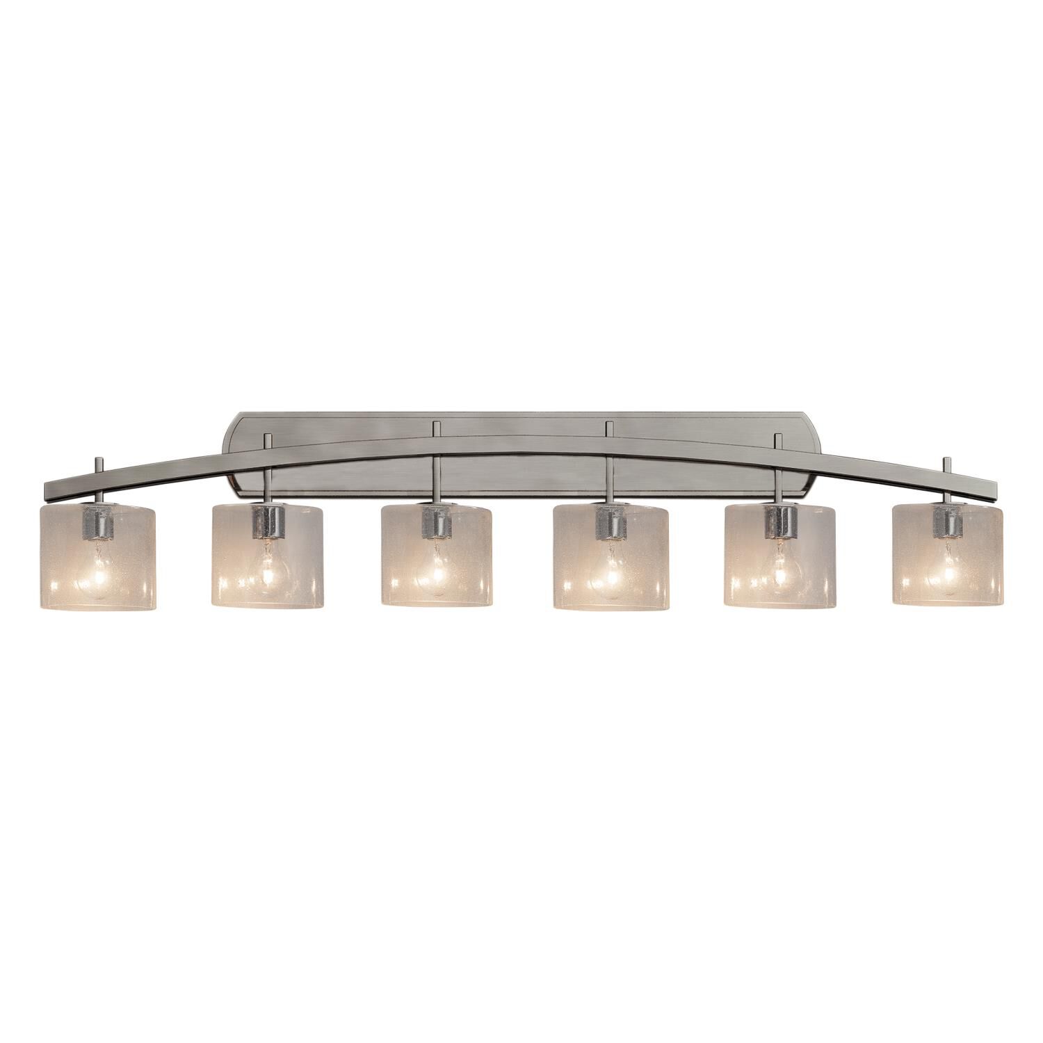 Fusion - Archway 55 Inch 6 Light Bath Vanity Light by Justice Design Group