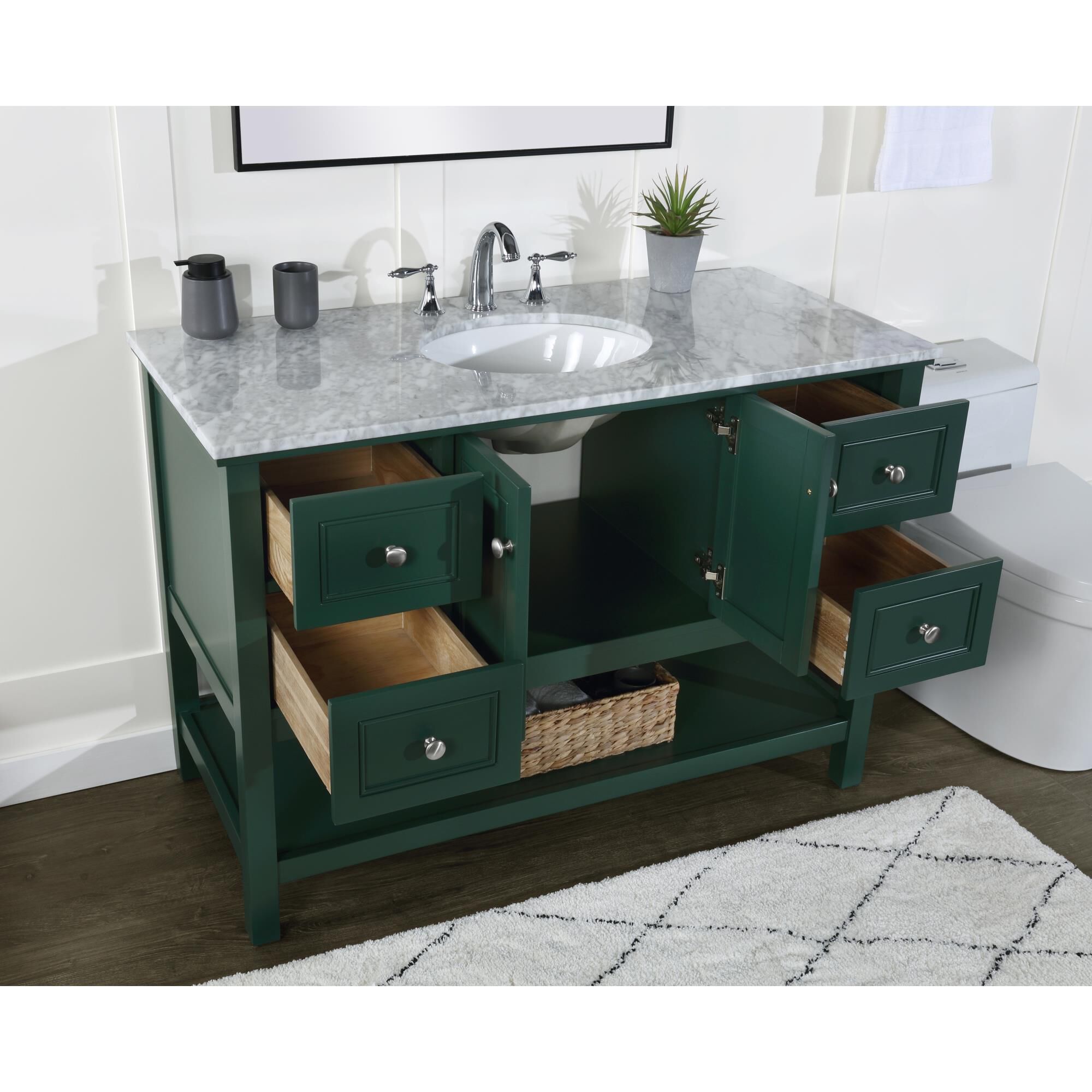 Shown in Green finish