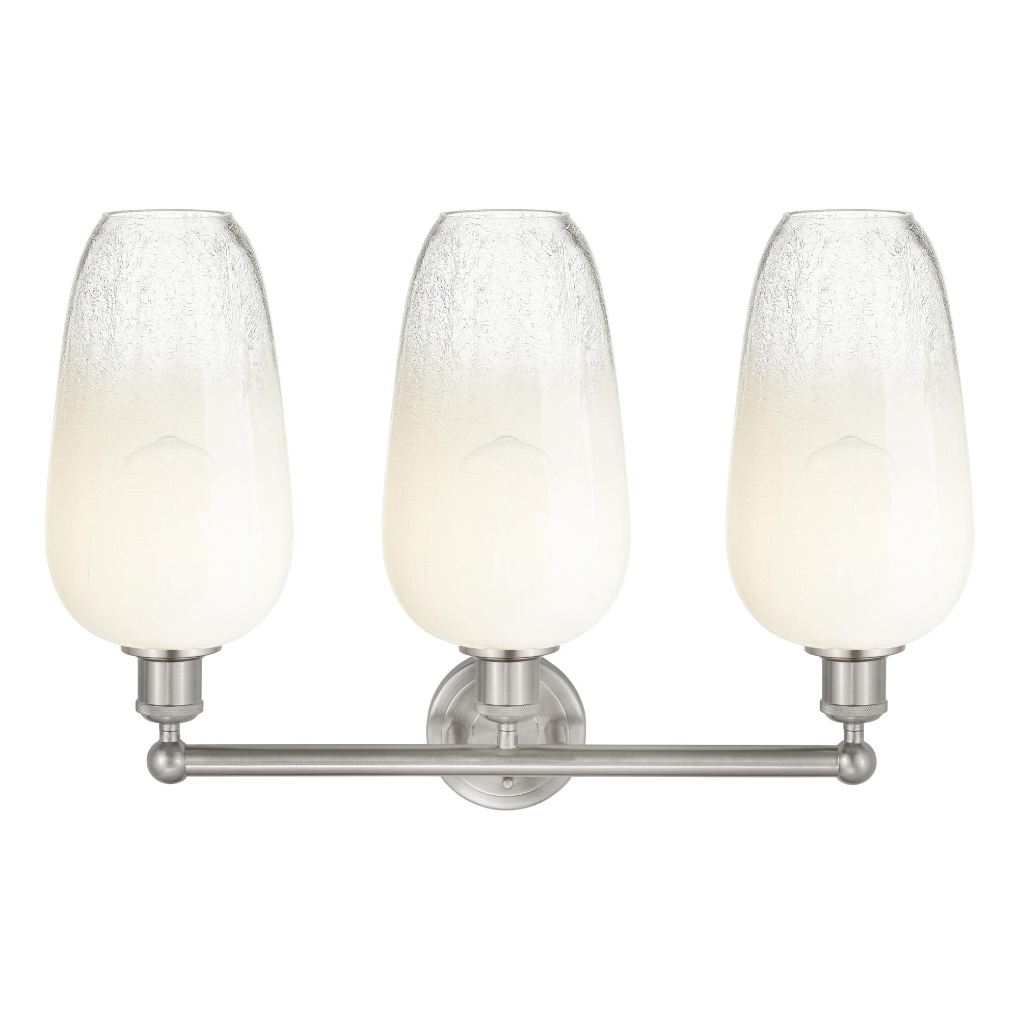 Shown in Brushed Satin Nickel finish and Opal glass