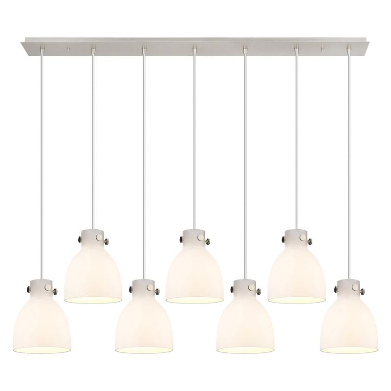 Bruno Marashlian Newton Bell 51 Inch 7 Light Linear Suspension Light by Innovations Lighting