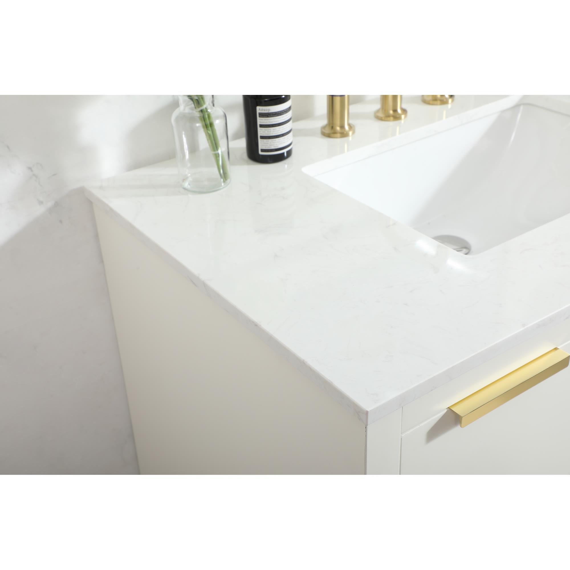 Shown in White finish