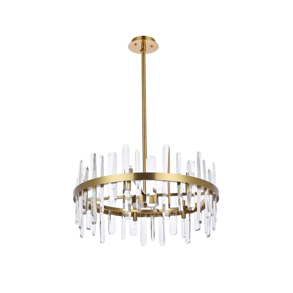 Serena 25 Inch Large Pendant by Elegant Lighting