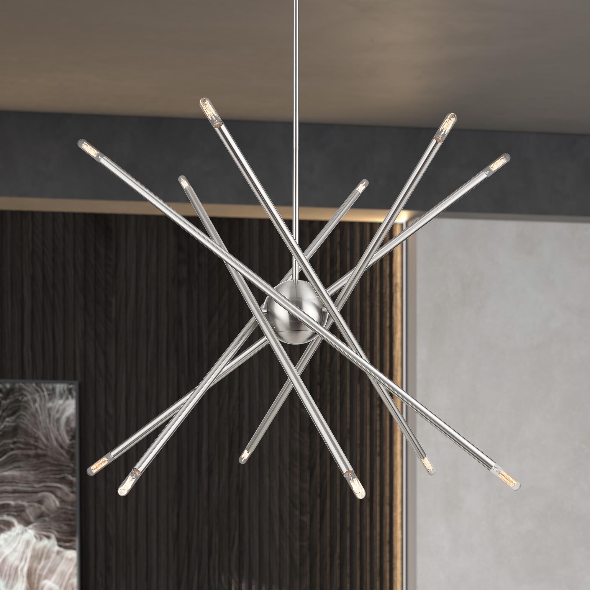 Shown in Brushed Nickel finish