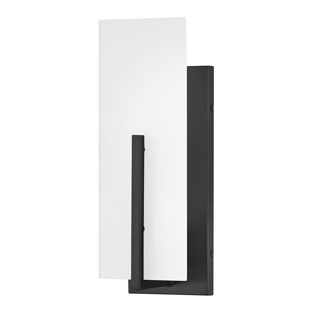 Shown in Black finish and Etched White glass