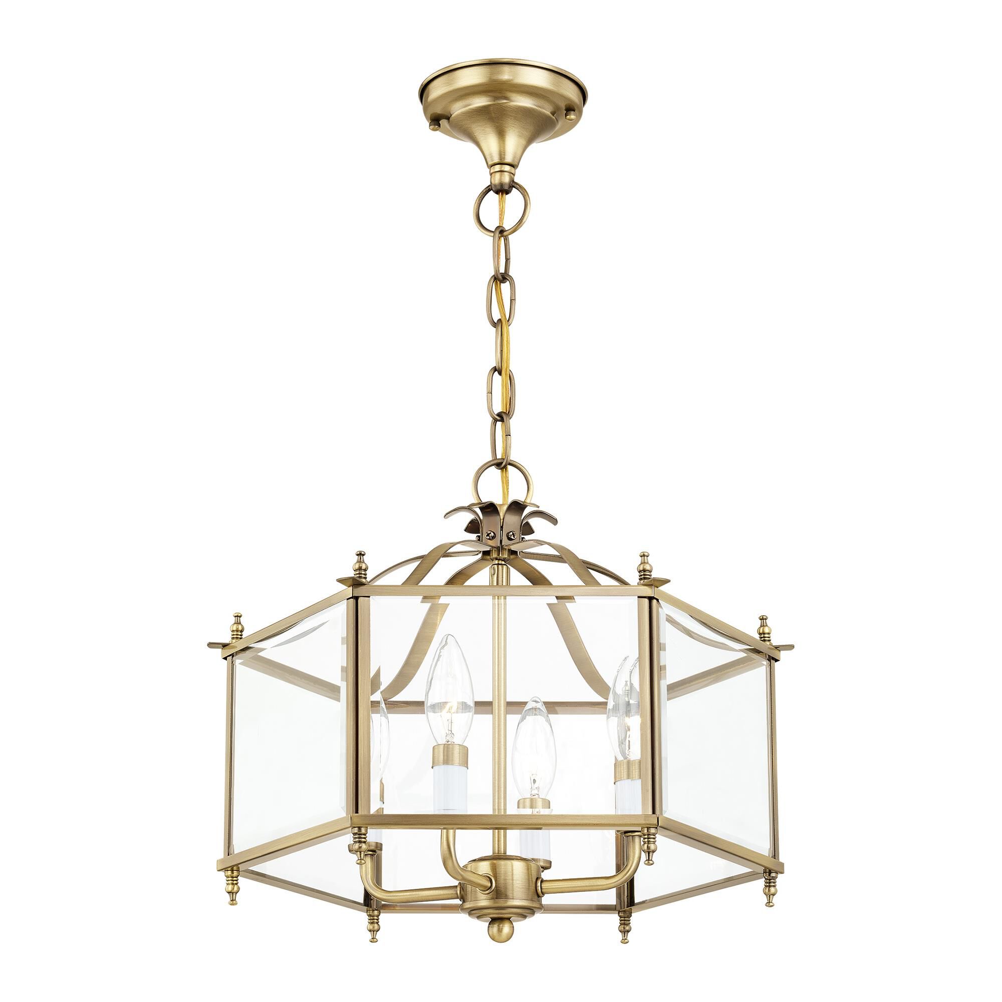 Shown in Antique Brass finish
