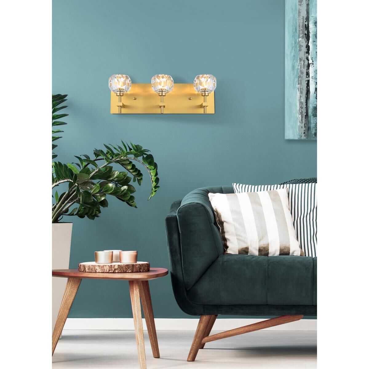 Graham 18 Inch 3 Light LED Bath Vanity Light by Elegant Lighting