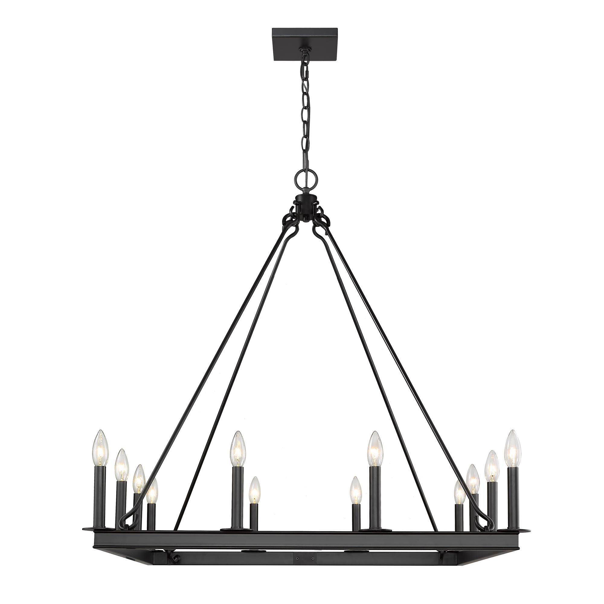 Shown in Matte Black finish and --- glass and --- shade