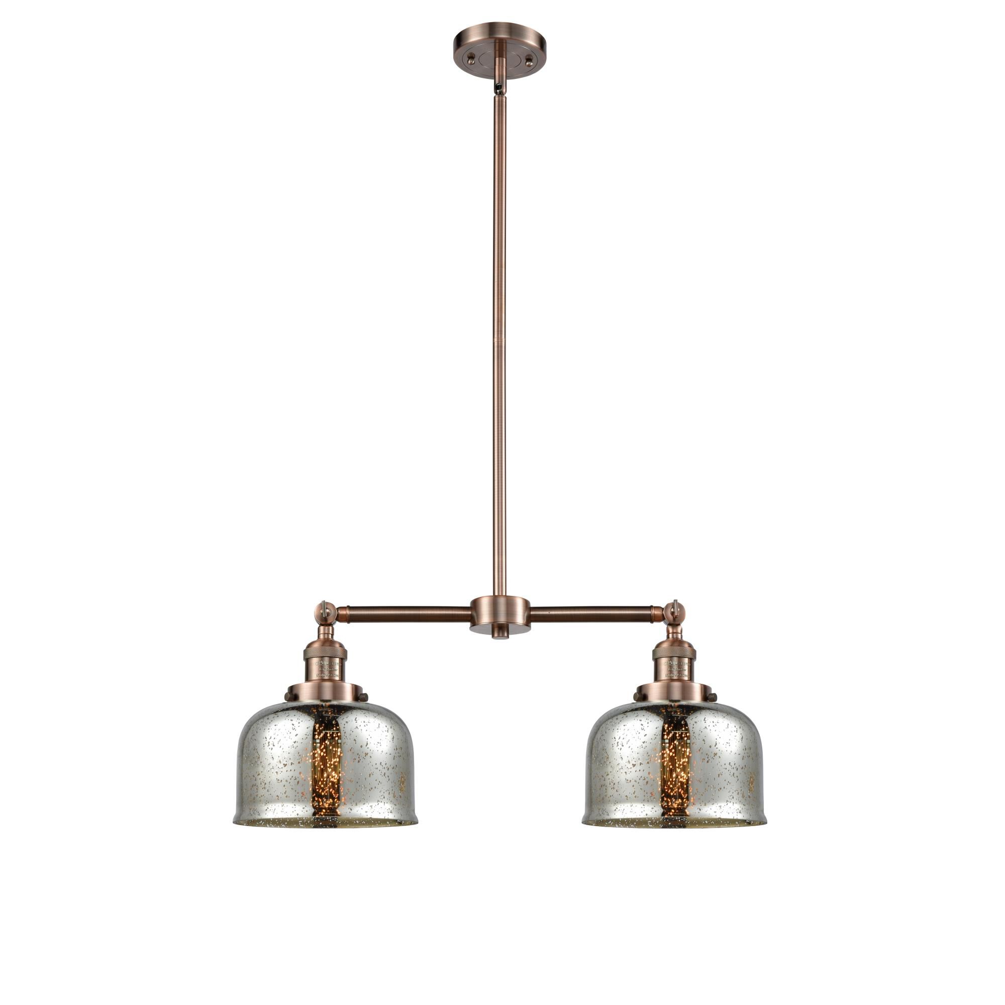 Bruno Marashlian Large Bell 21 Inch 2 Light Mini Chandelier by Innovations Lighting