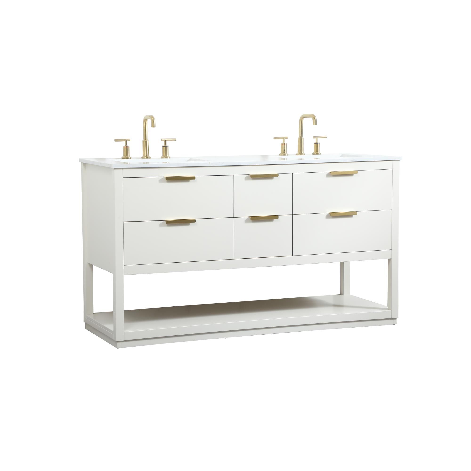 Larkin 60 Inch Bath Vanity by Elegant Decor