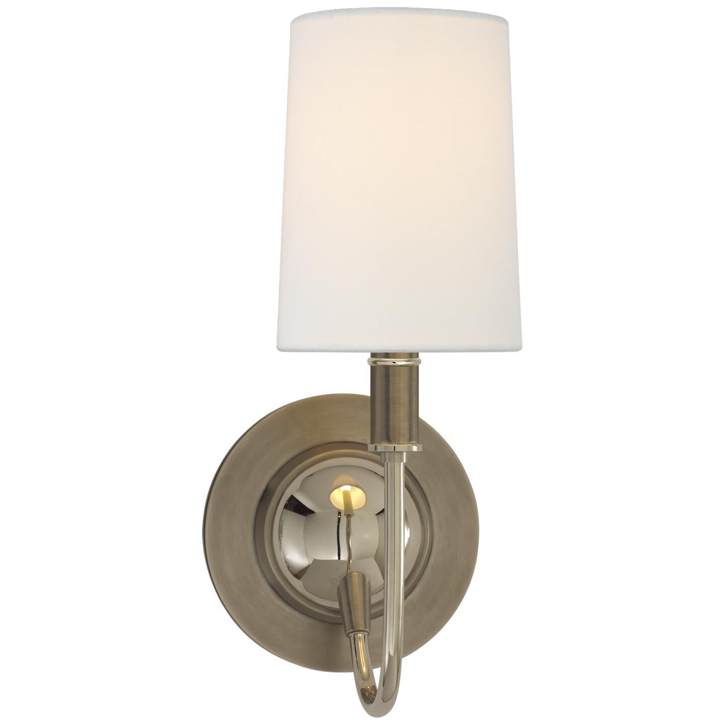 Visual Comfort Signature Collection Thomas O'Brien Elkins 12 Inch Wall Sconce