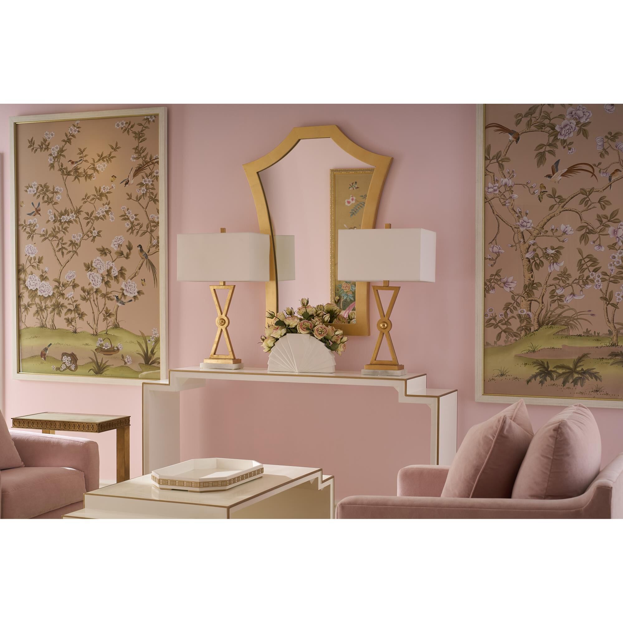 Shown in White and Cream finish