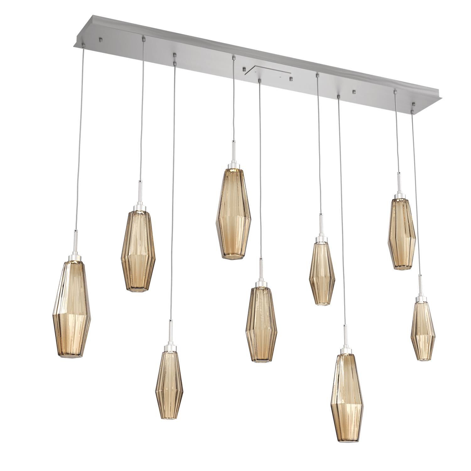 Aalto 64 Inch 9 Light LED Linear Suspension Light by Hammerton Studio