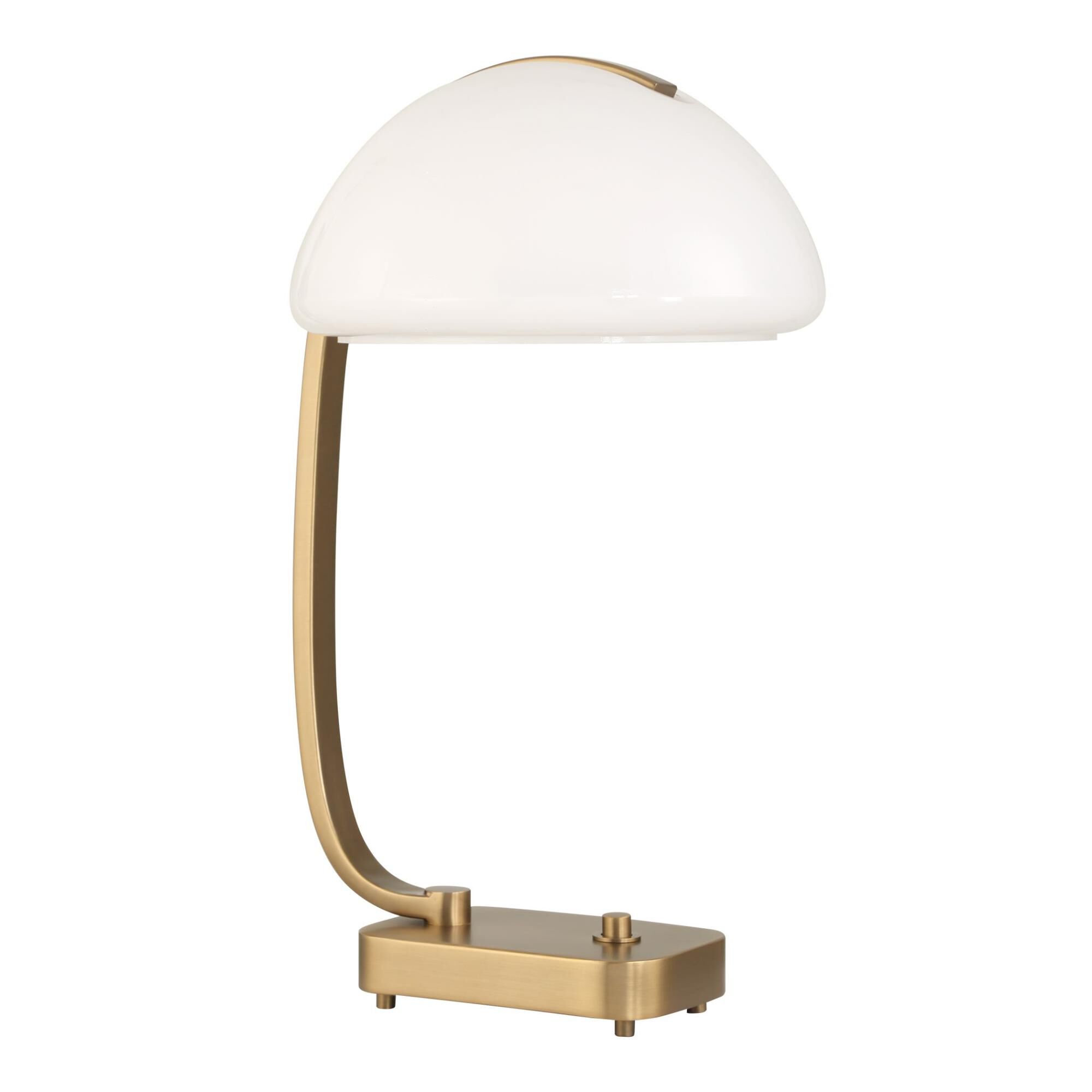 Shown in Brass finish and Oval Hardback shade
