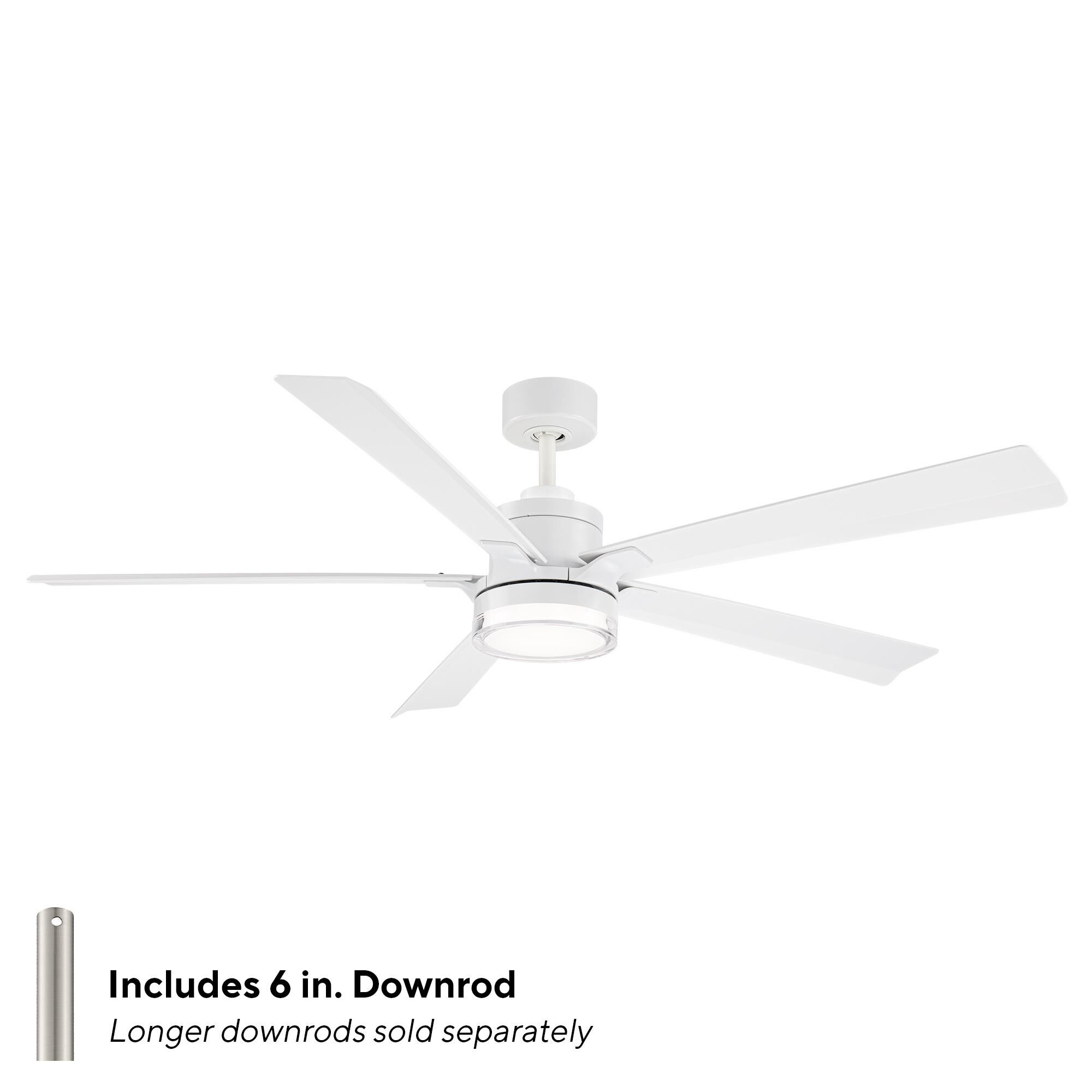 Radiant 64 Inch Ceiling Fan with Light Kit by Modern Forms