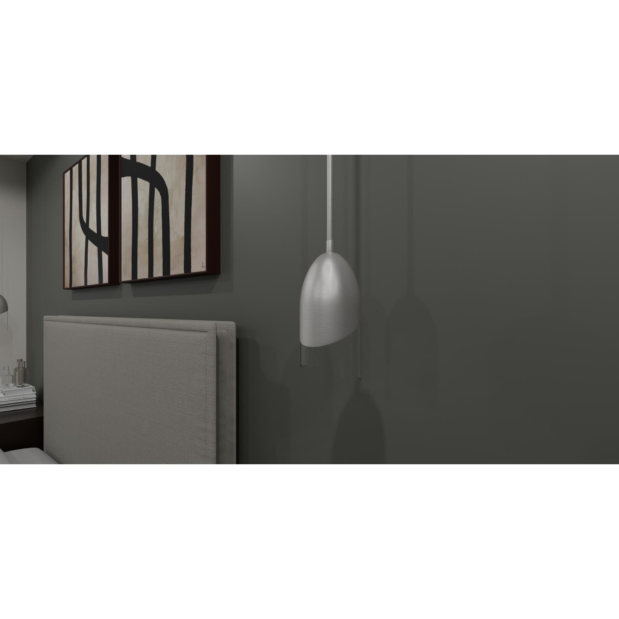 Shown in Brushed Nickel finish and Clear glass