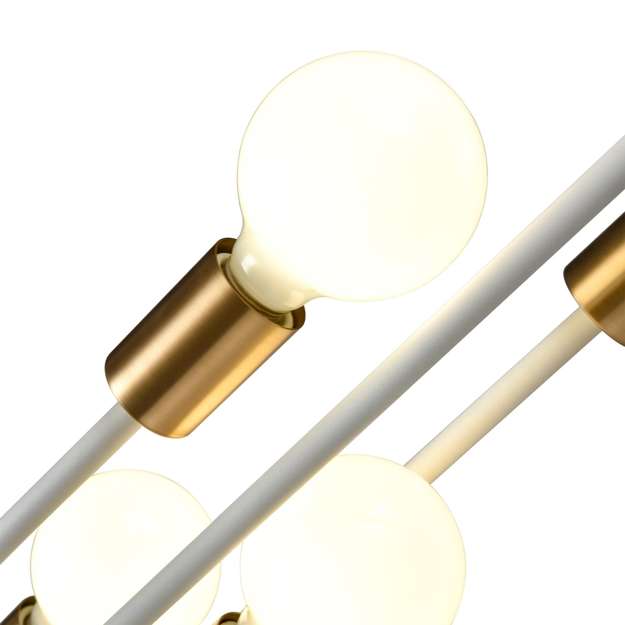 Sabine 58 Inch 10 Light Linear Suspension Light by ELK Lighting