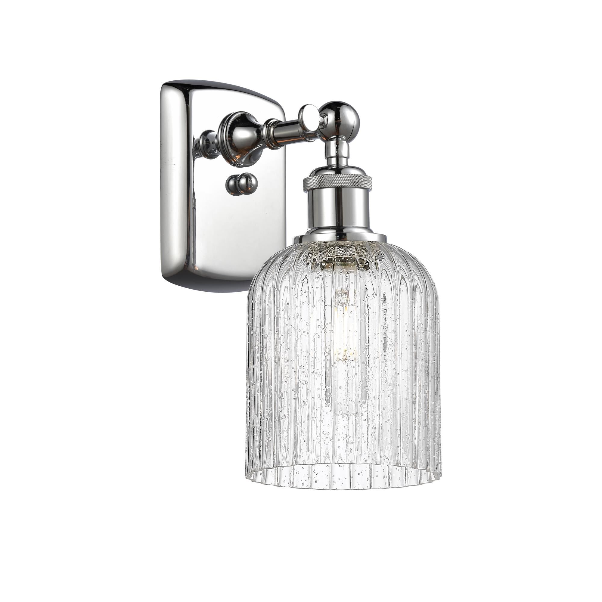 Shown in Polished Chrome finish and Seedy shade