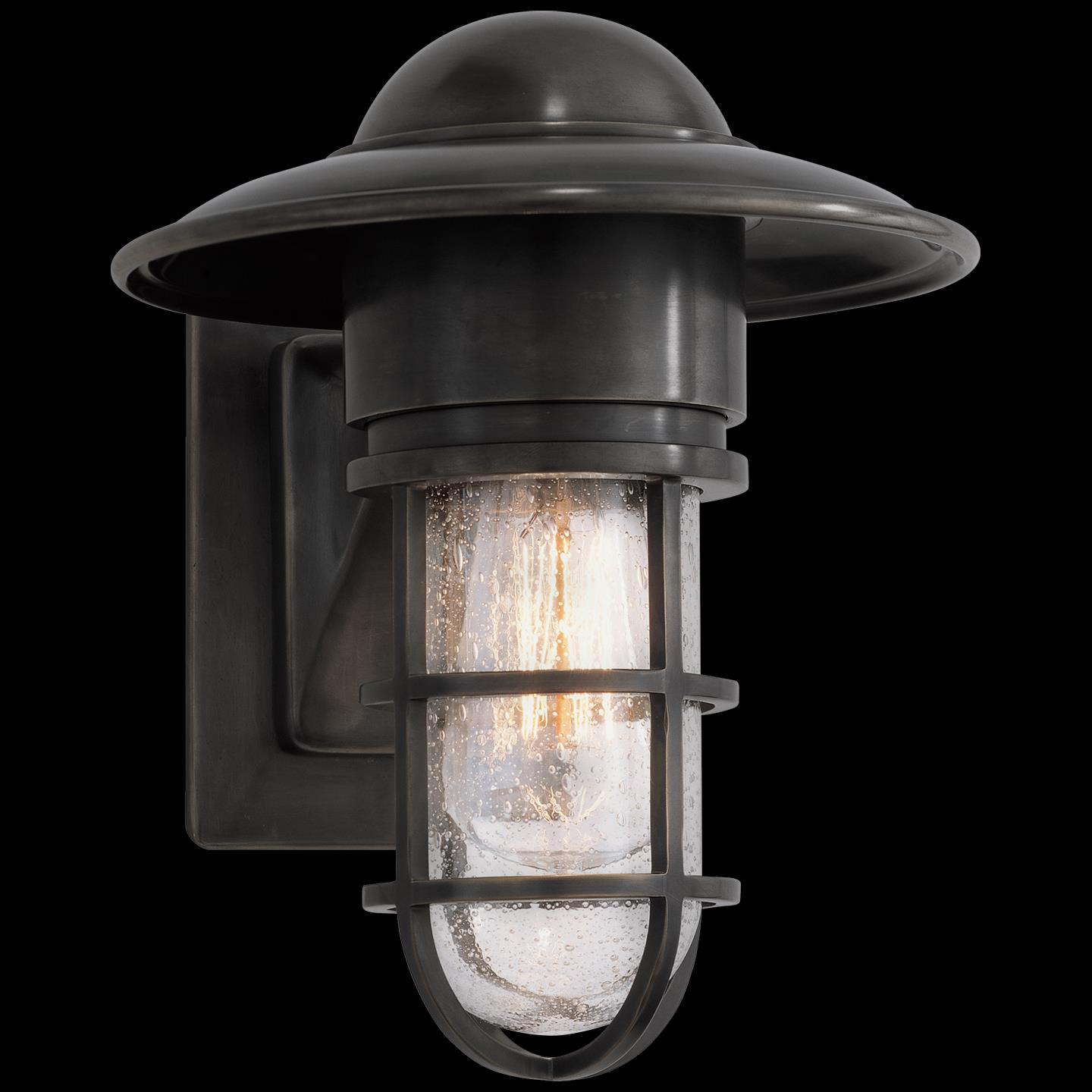 Visual Comfort Signature Collection Chapman & Myers Marine 10 Inch Tall Outdoor Wall Light