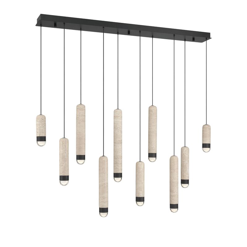 Cambre Medium Linear Chandelier by Eurofase Lighting