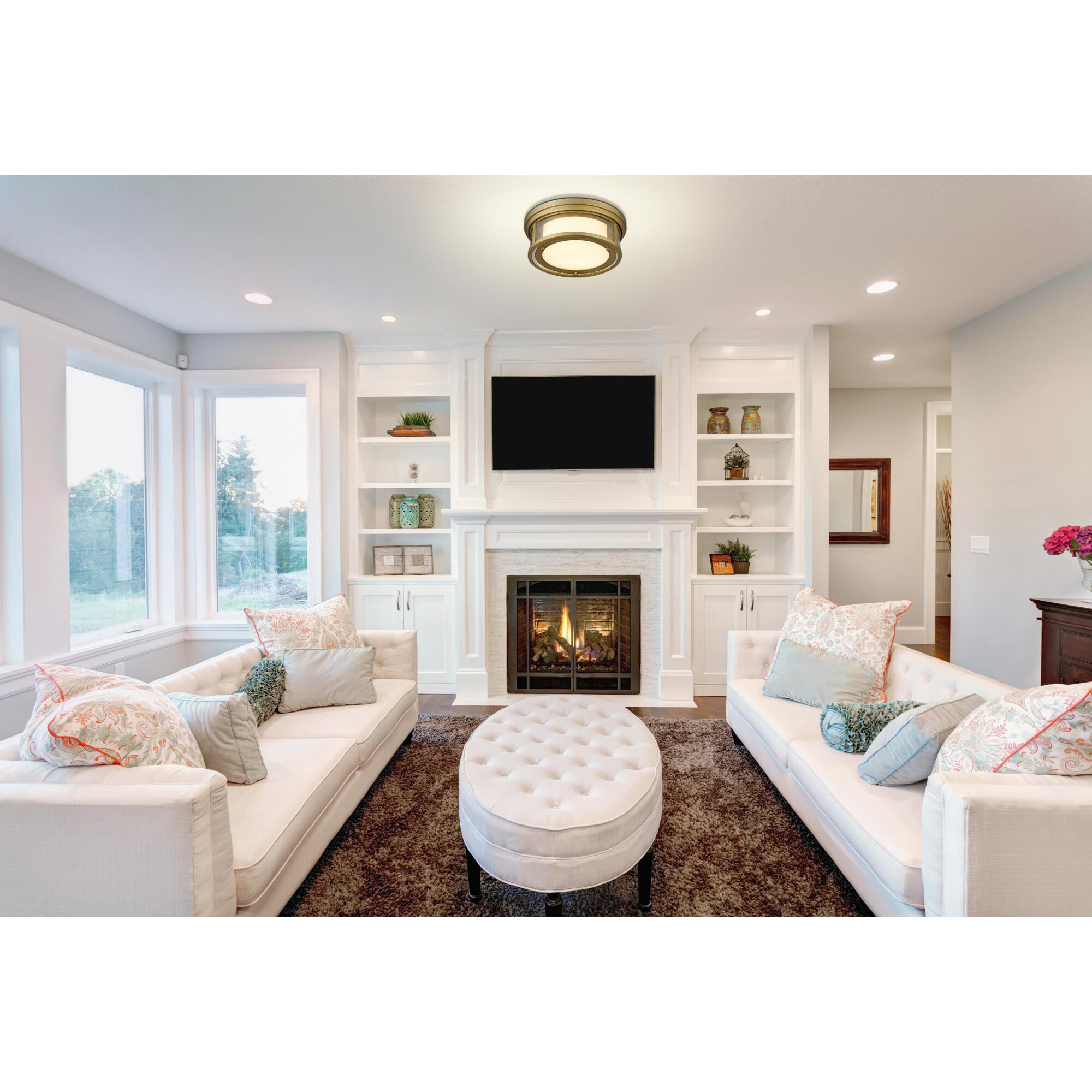 Willow 12 Inch 2 Light Flush Mount by Z-Lite