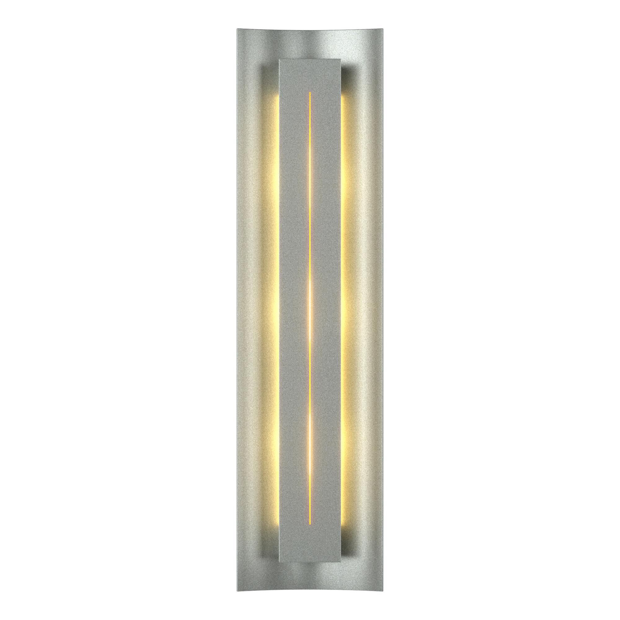 Shown in Vintage Platinum finish and Ivory Art  glass