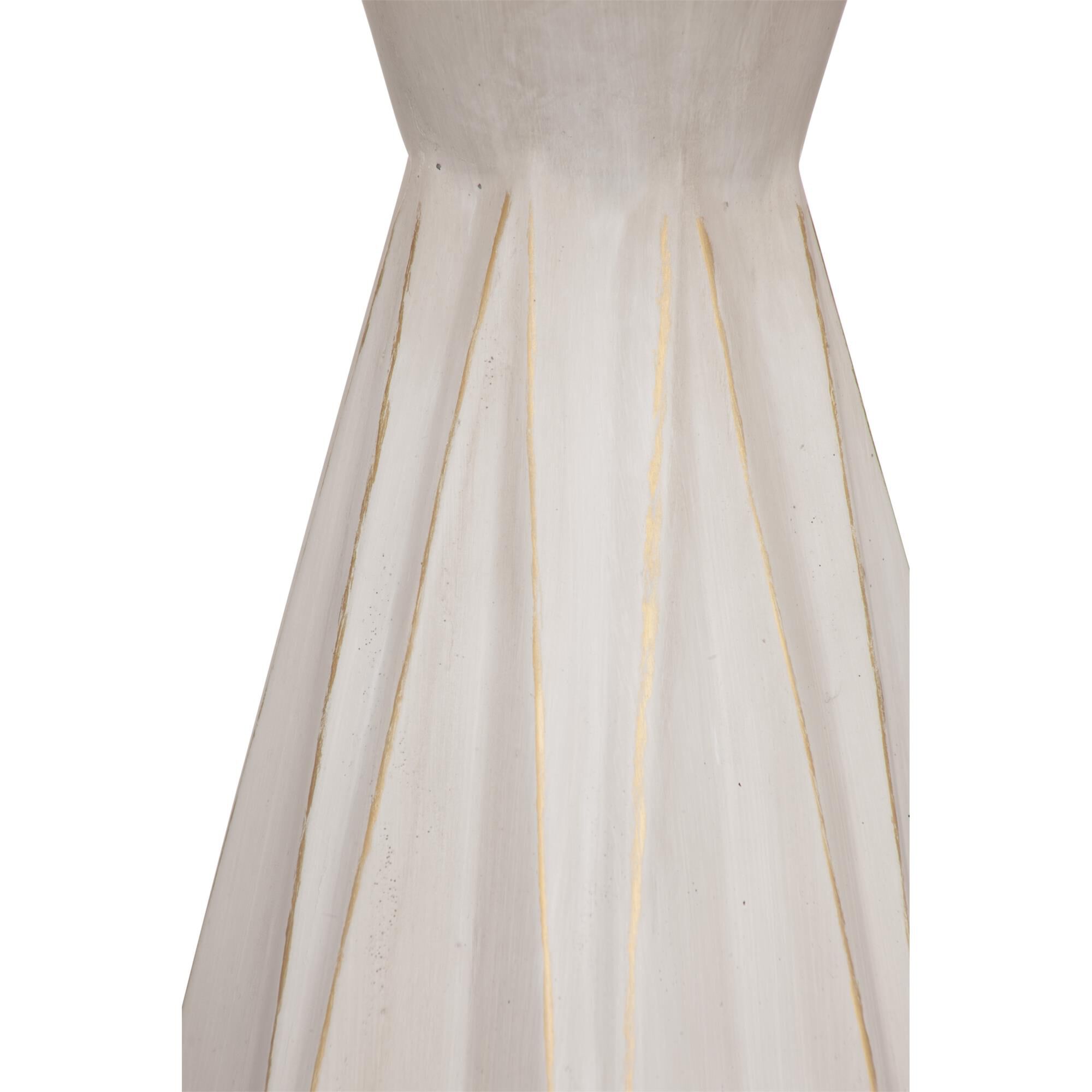 Shown in Gray and Gold Brush finish and White shade