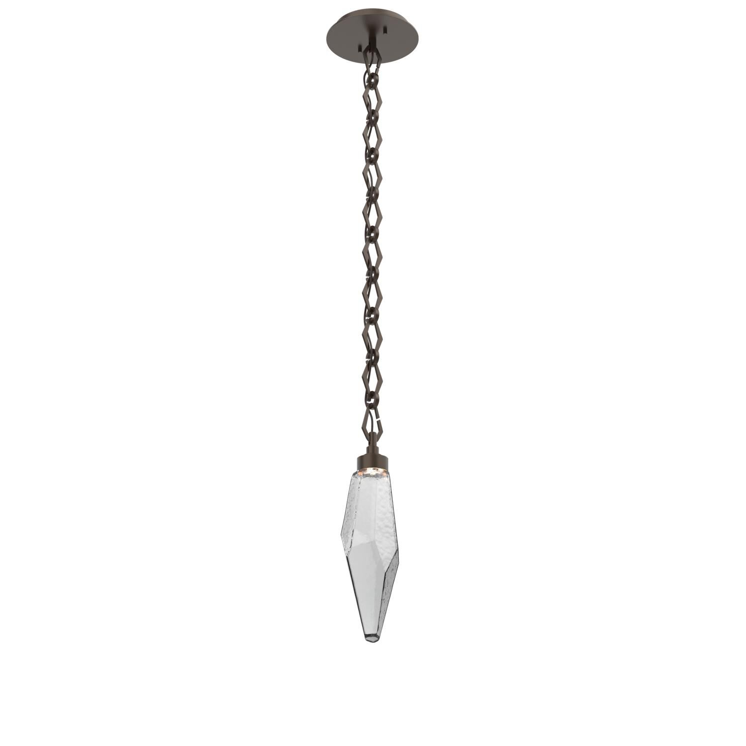 Levi Wilson Rock Crystal 6 Inch Mini Pendant by Hammerton Studio